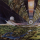 Illustration for article titled NASAs dizzying concept art imagines ribbons of farmland in space